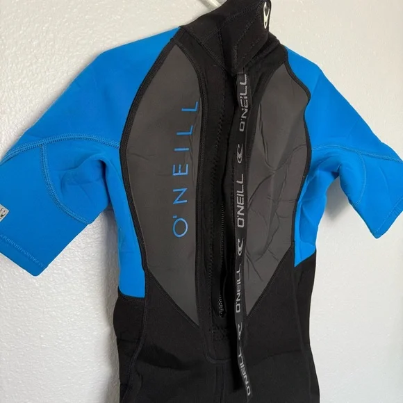 O'Neill Kids Reactor 2 Blue and Black Spring Wetsuit